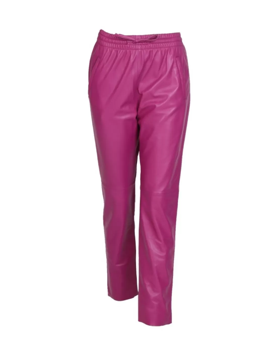 Cheap Pantalon jogpant en cuir Gift Ref 50426 Mauve Femme Pantalon - Short Cuir Femme