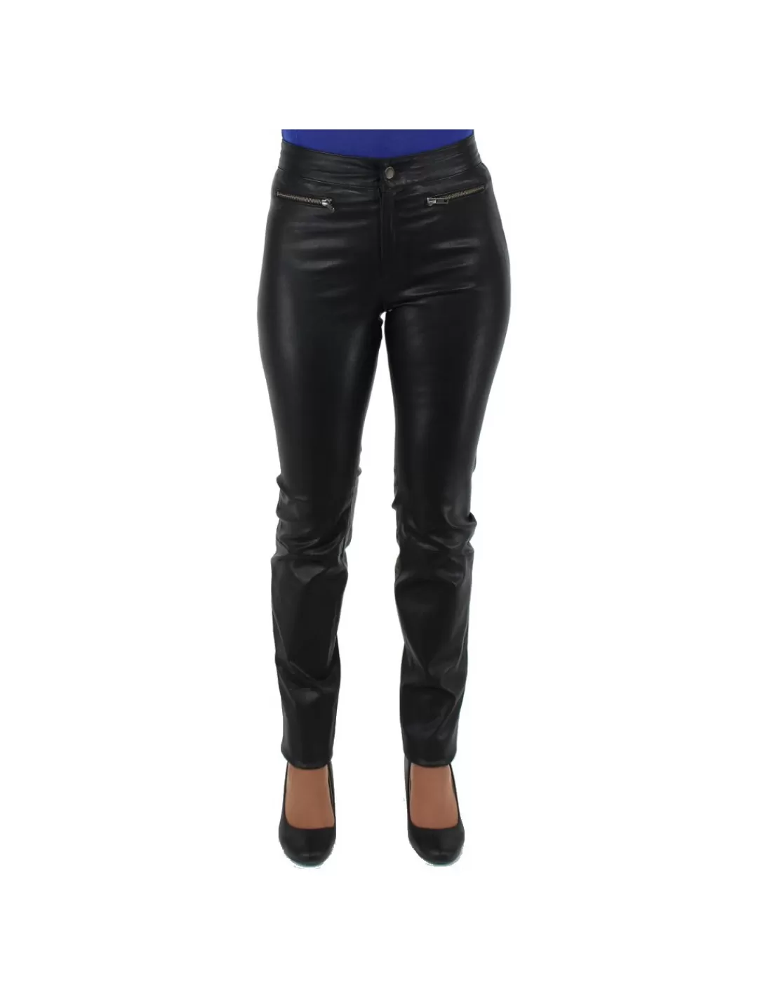 Sale Pantalon sélection en cuir ref_sof40265- Femme Pantalon - Short Cuir Femme