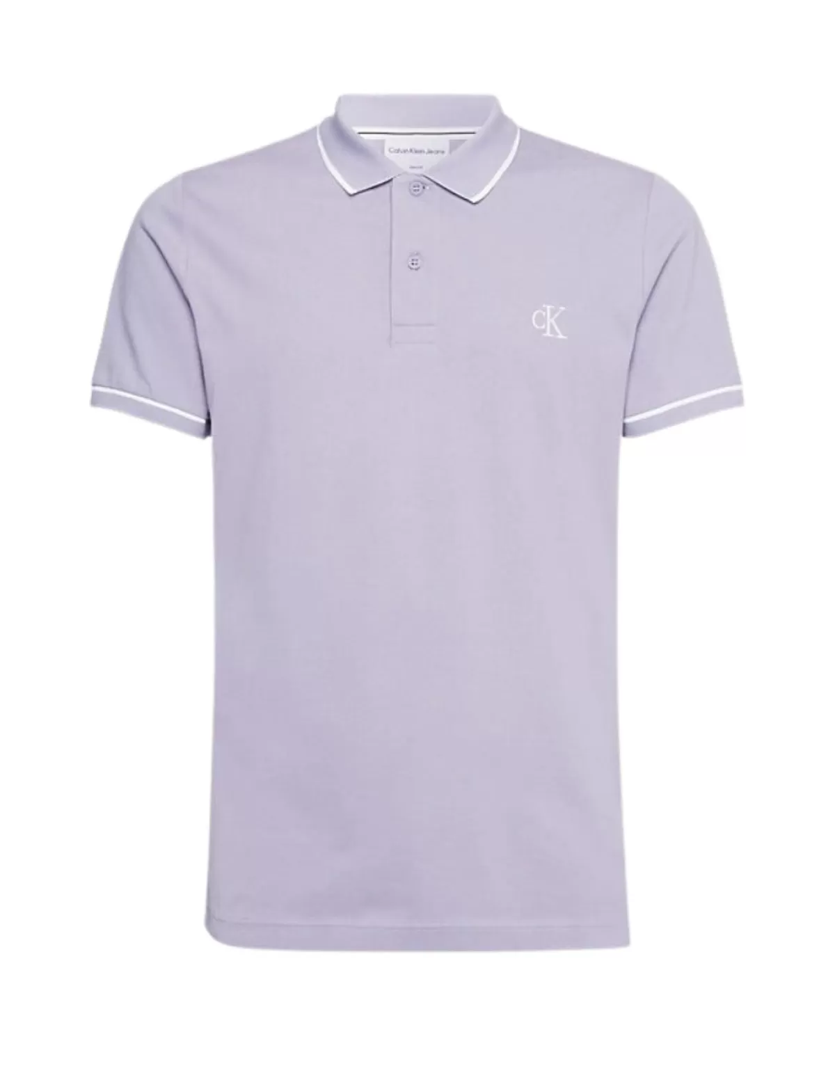 Calvin Klein Jeans Tee-shirt - Polo Homme<Polo manches courtes homme Calvin Klein Ref 60384 PC1 Violet