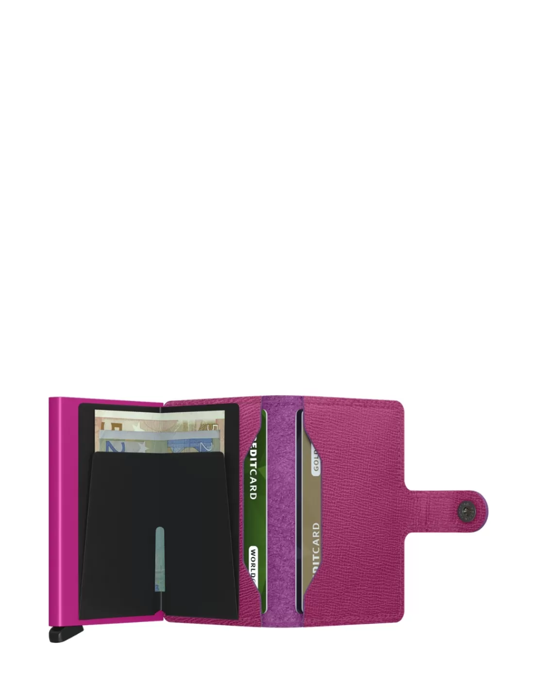 Hot Porte-cartes Miniwallet Crisple Ref 59354 Fuchsia 10.2*6.5*2 cm Femme Porte-Cartes Femme