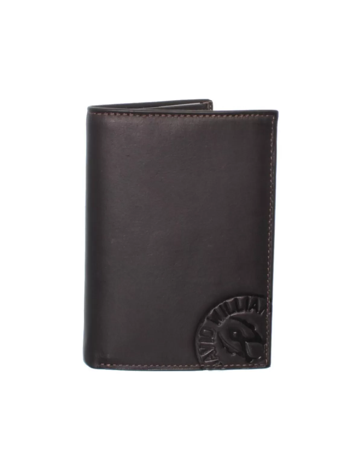 David William Portefeuille Homme<Portefeuille en cuir ref_lhc37149- Marron