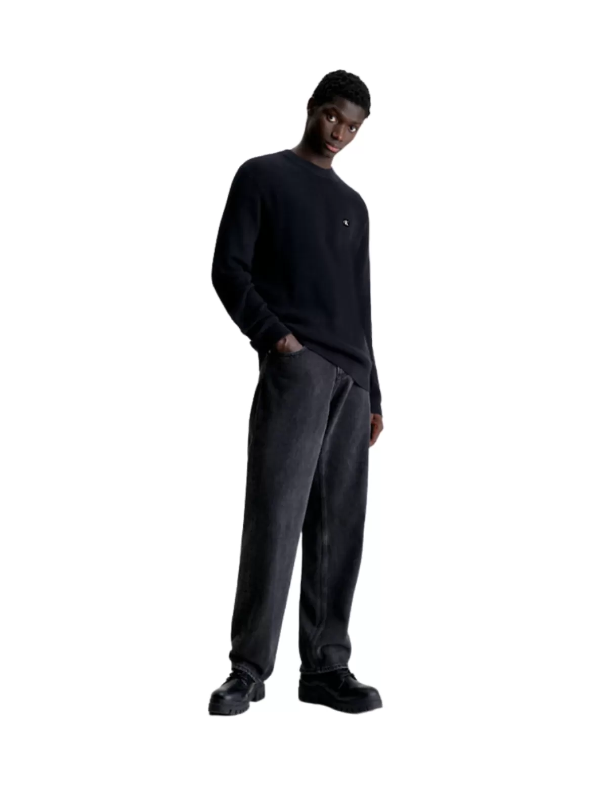 Calvin Klein Jeans Sweats - Pulls - Gilets Homme<Pull homme Ref 61865 BEH Noir