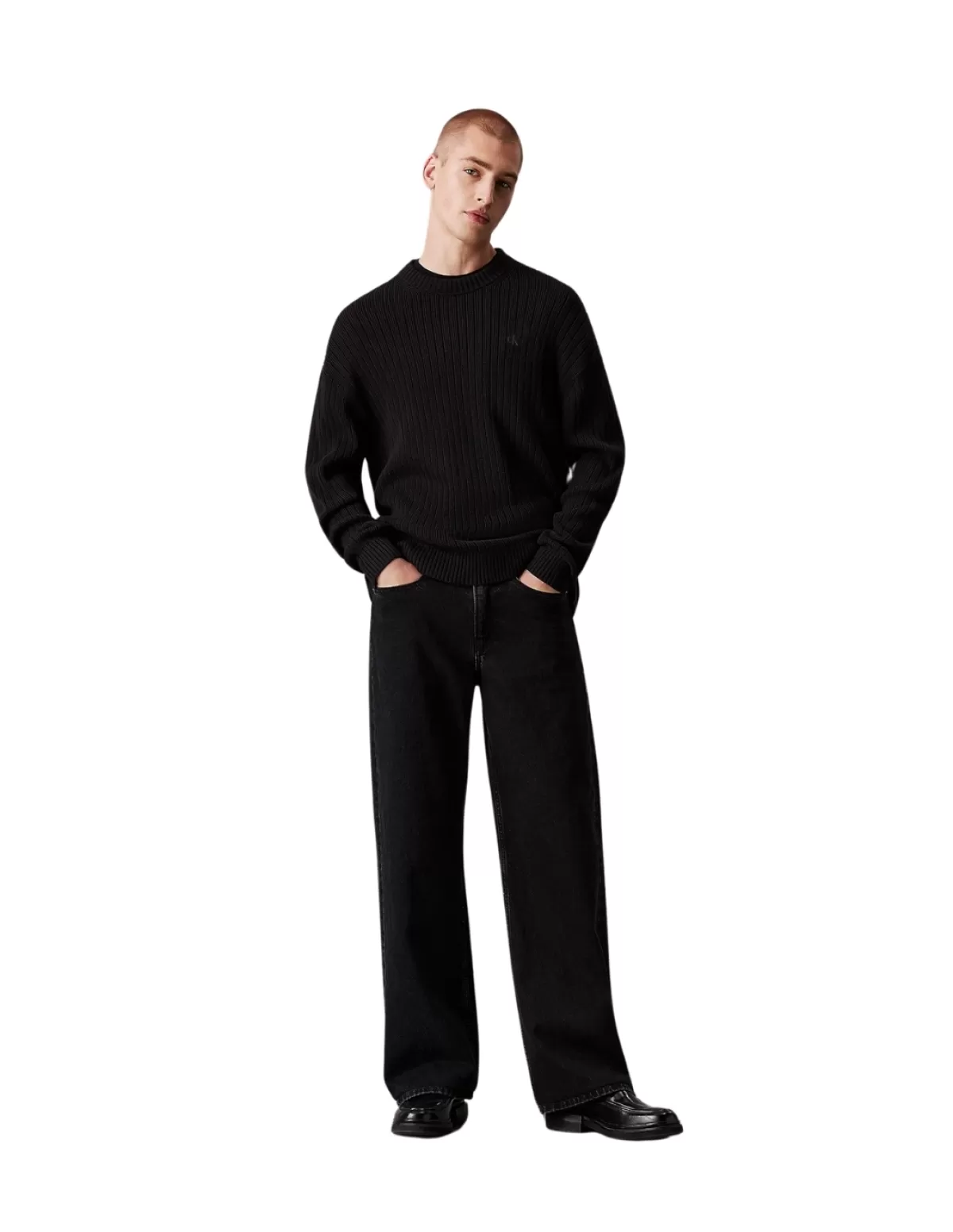 Calvin Klein Sweats - Pulls - Gilets Homme<Pull homme Ref 63856 BEH Noir