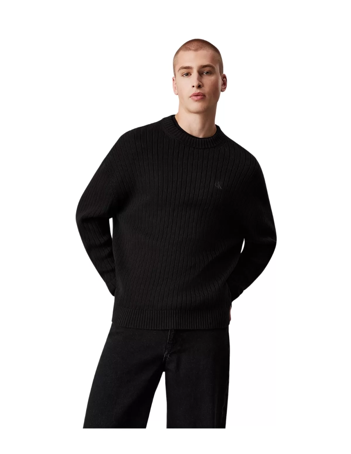 Calvin Klein Sweats - Pulls - Gilets Homme<Pull homme Ref 63856 BEH Noir