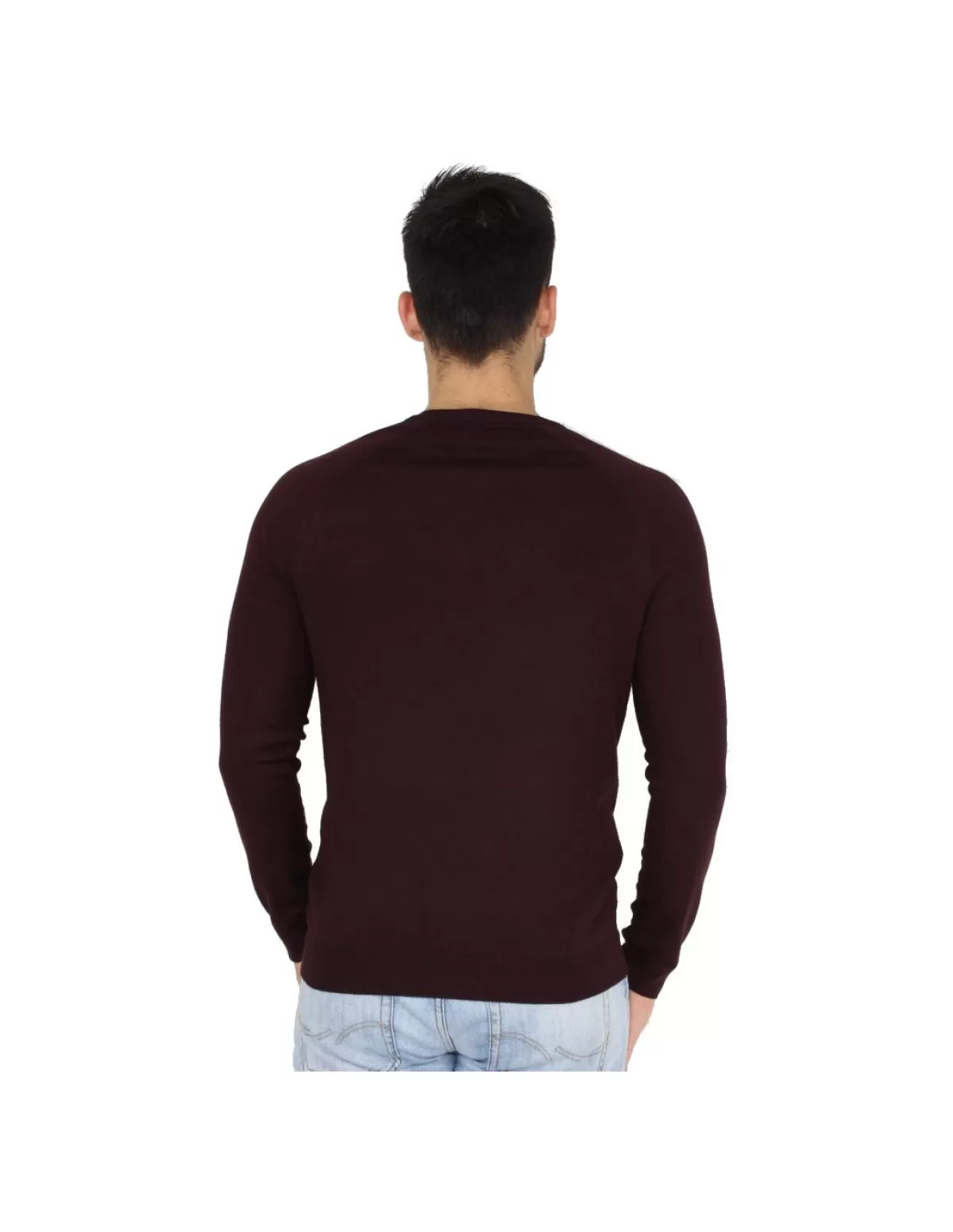 Redskins Sweats - Pulls - Gilets Homme<Pull Catchy Elvis ref_44292 Burgandy Navy Violet