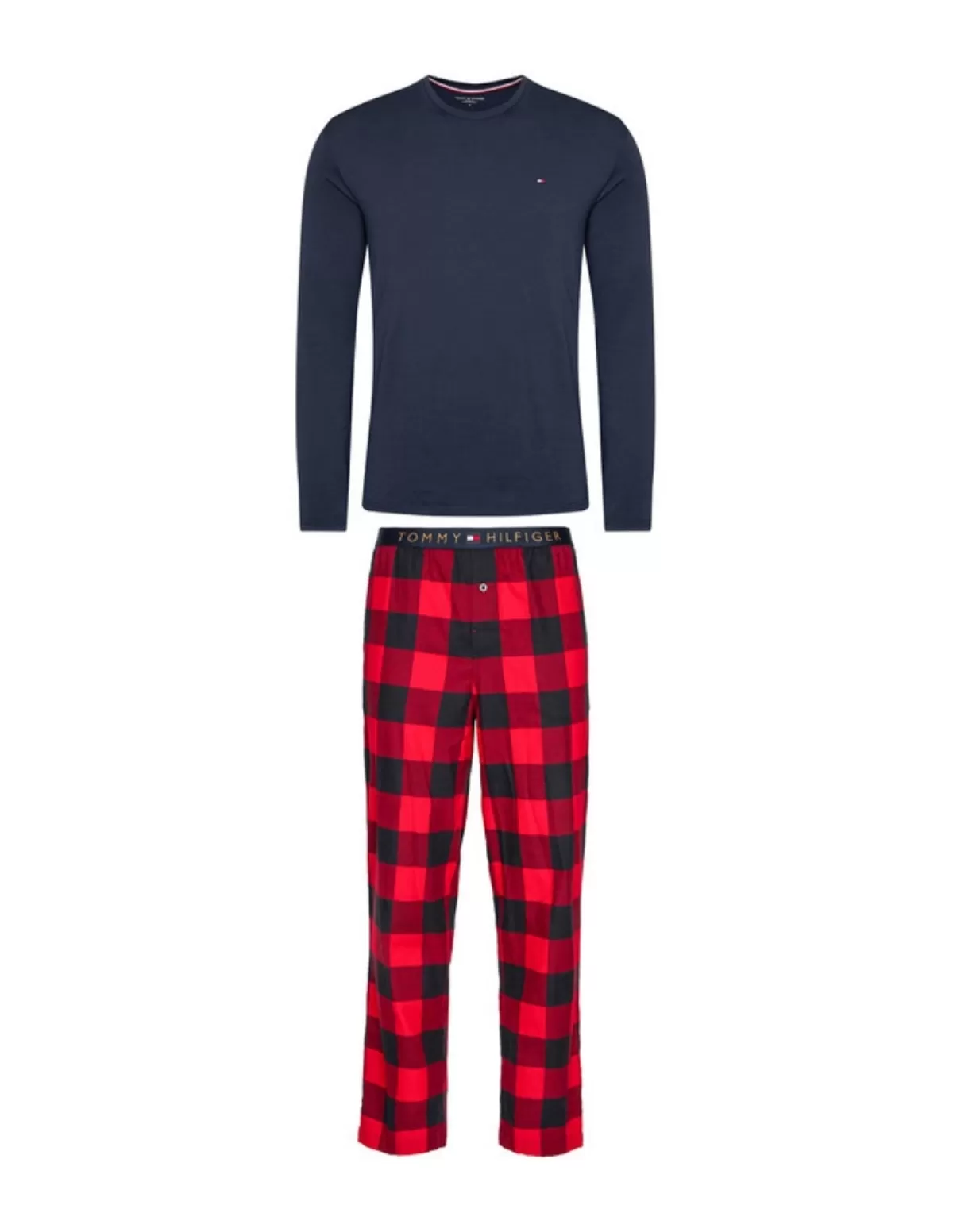 Tommy Hilfiger Underwear Homme<Pyjama Homme Ref 53664 marine et rouge marineetrouge