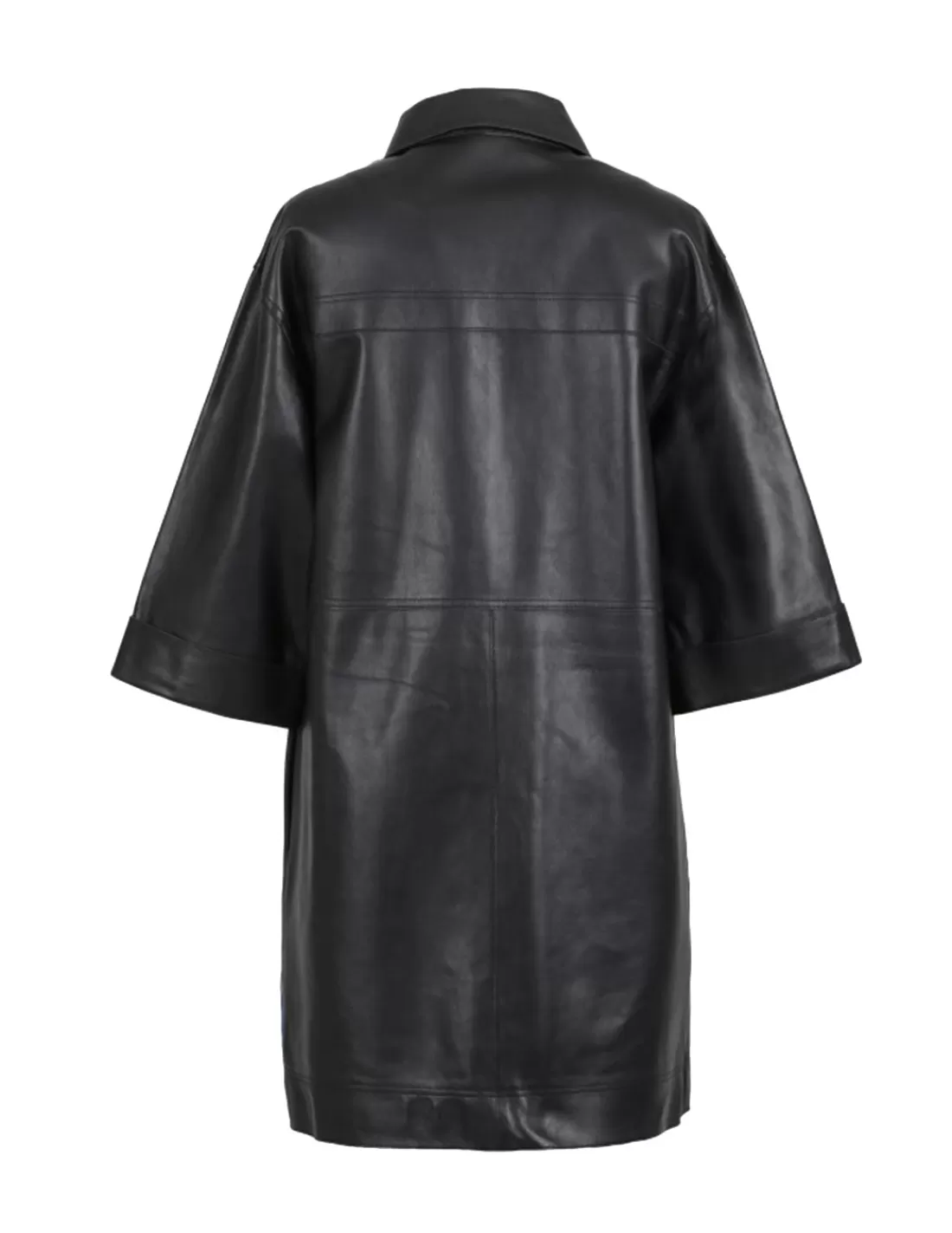 New Robe chemise en cuir Caracas Ref 54146 Femme Robe Cuir Femme