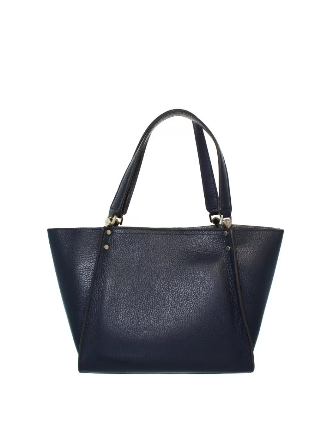 Shop Sac à main en cuir ref_pou41939 marine Femme Sac Porté Main Femme