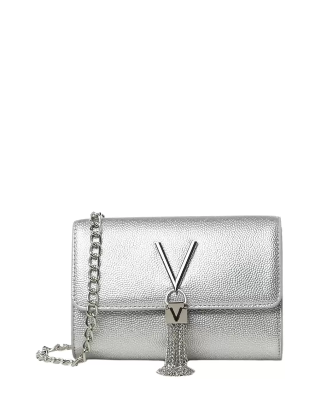 Best Sale Sac bandouliere Valentino Ref 60706 Argent 17*12*5 cm Femme Sac Porté Travers Femme