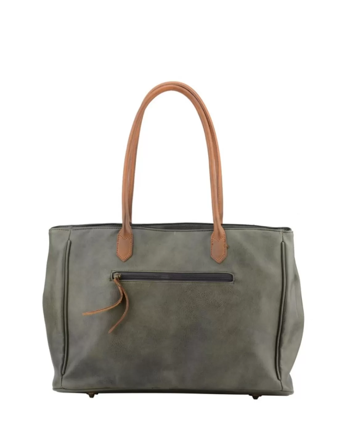 Outlet Sac porté épaule ref 54856 Kaki 39*23*17 Femme Sac Porté Épaule Femme