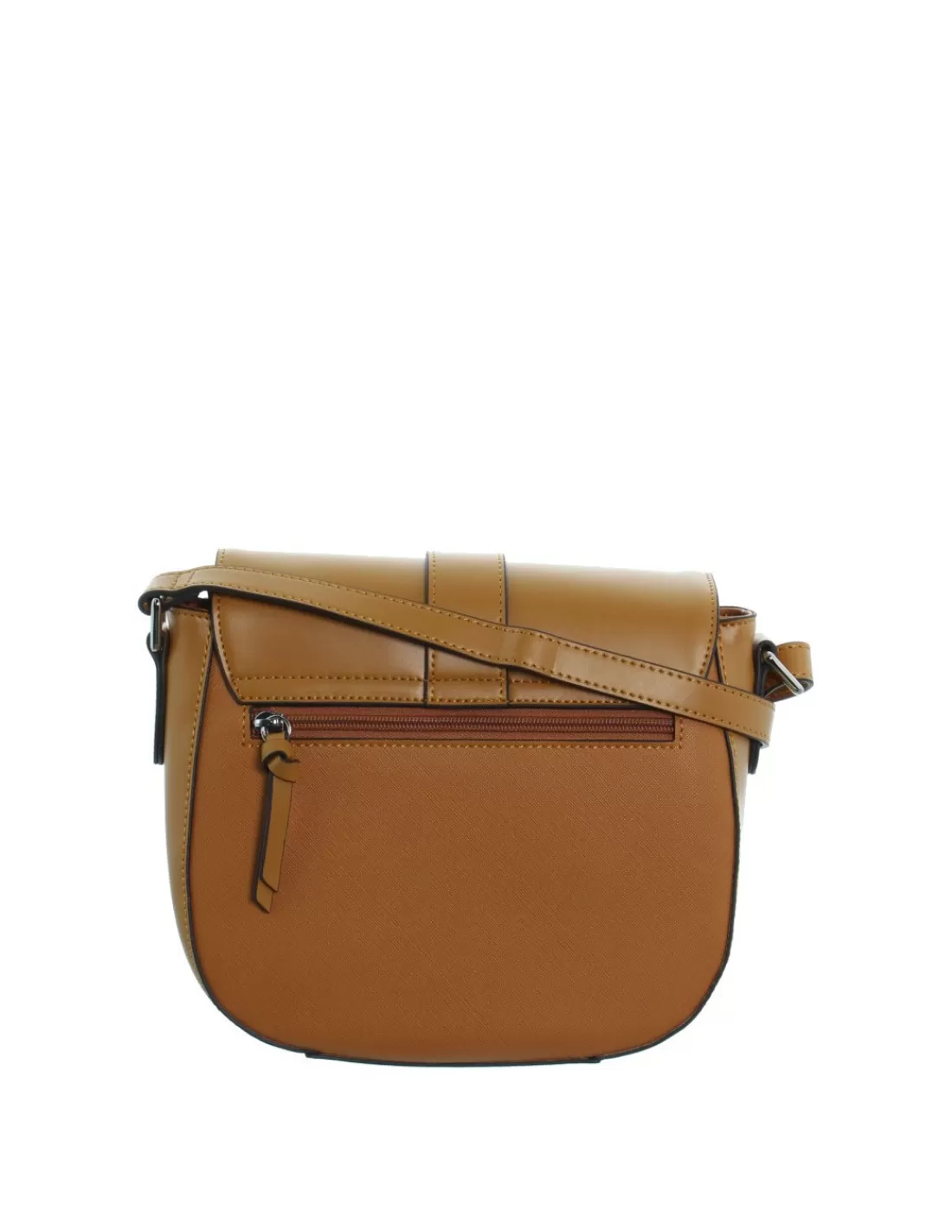 Shop Sac porté travers en cuir ref_46254 Camel 25*22*9 Femme Sac Porté Travers Femme