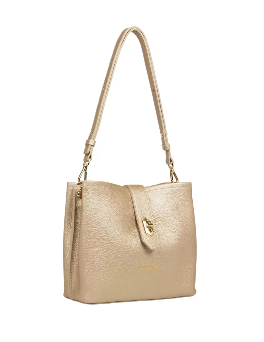 Clearance Sac seau Ref 62016 Champagne 26*22*11 cm Femme Sac Porté Épaule Femme