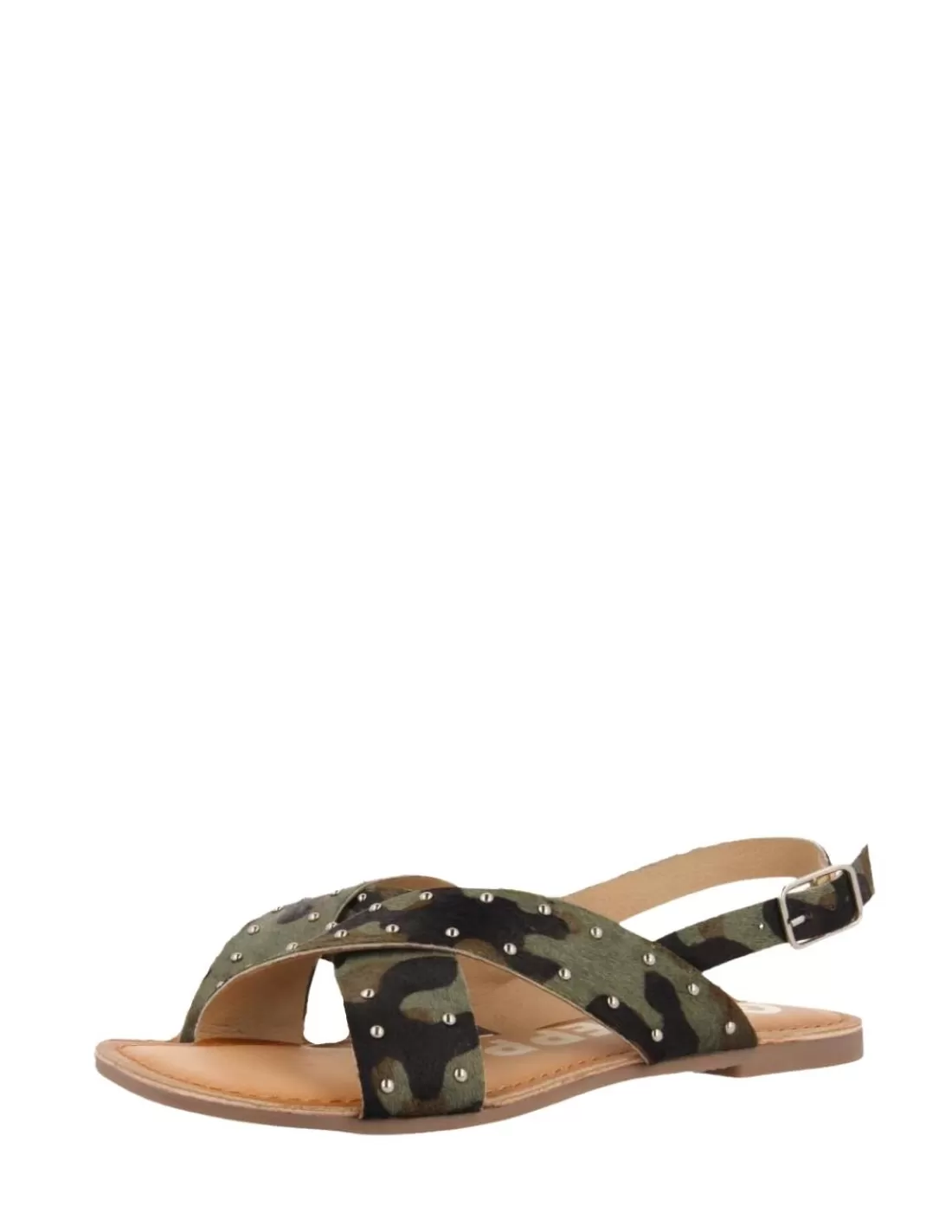 Online Sandale plate Ref 56515 Camuflaje Femme Sandales Plates Femme