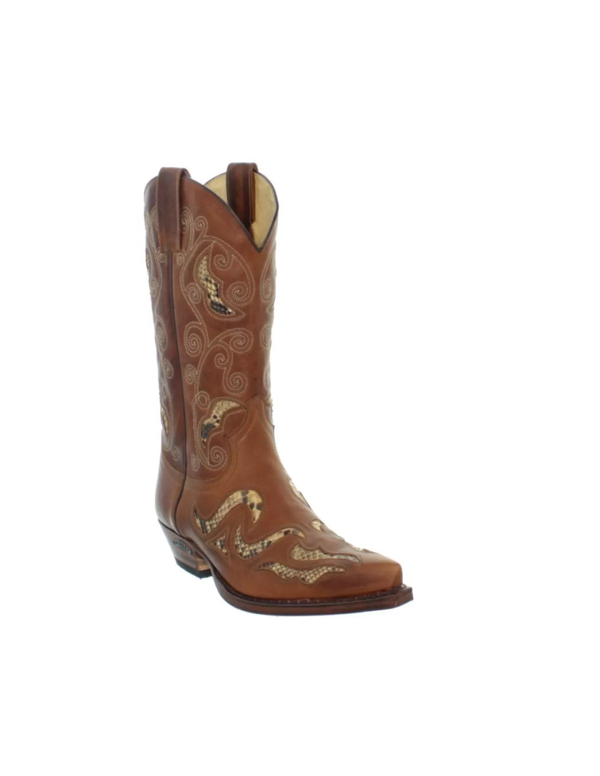 Sendra Santiag Homme<Santiag Hommes en cuir ref 21549 Tan Marron