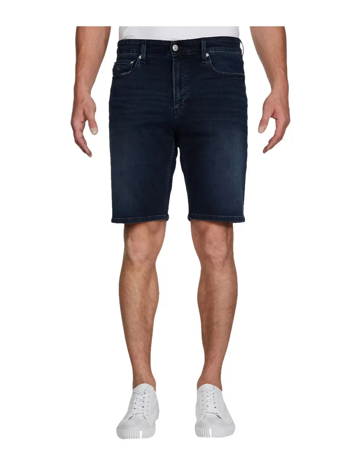 Calvin Klein Jeans Shorts - Bermudas Homme<Short homme ref_49195 Black Bleu