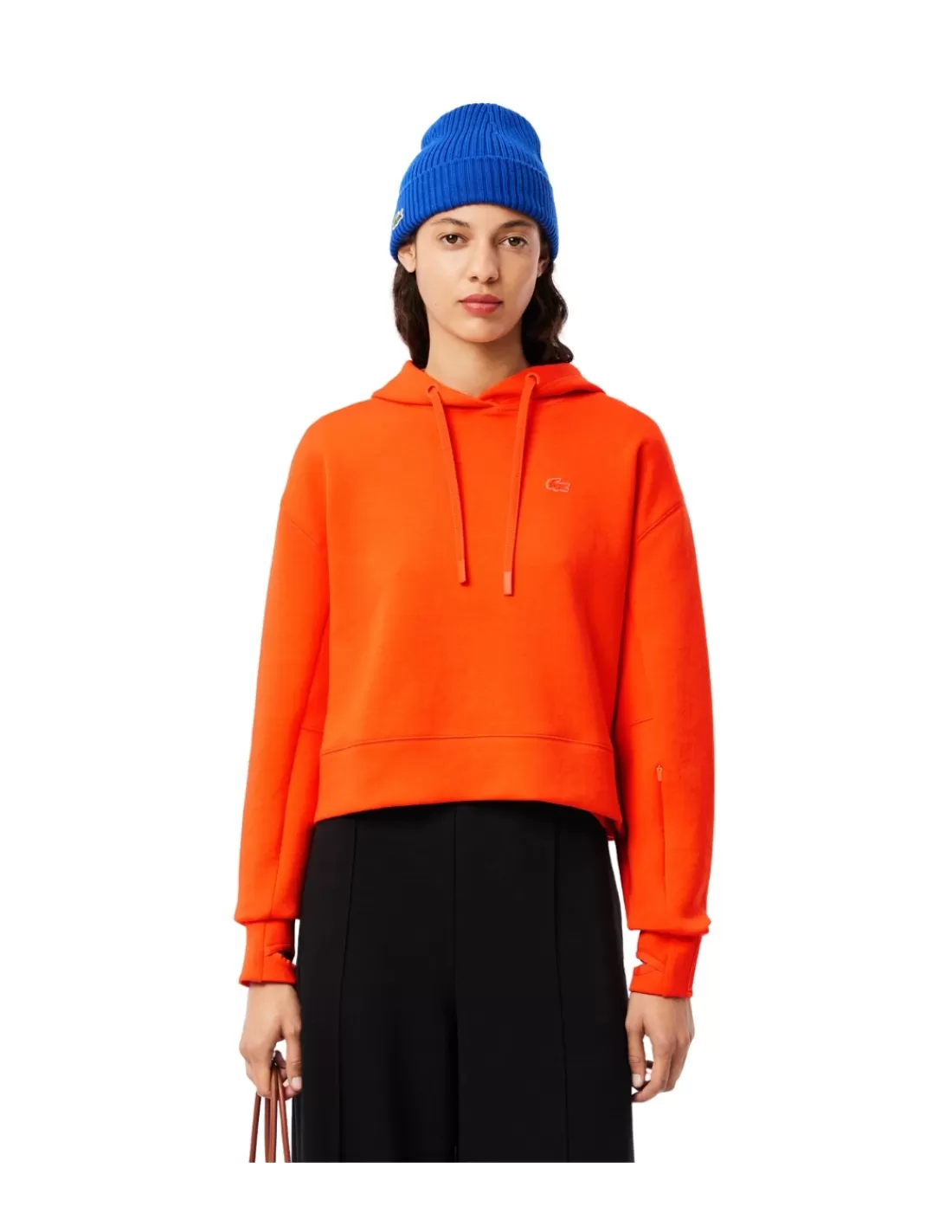 Best Sale Sweat a capuche femme Ref 57984 P40 Femme Lacoste Femme | Comme Des Loups Femme