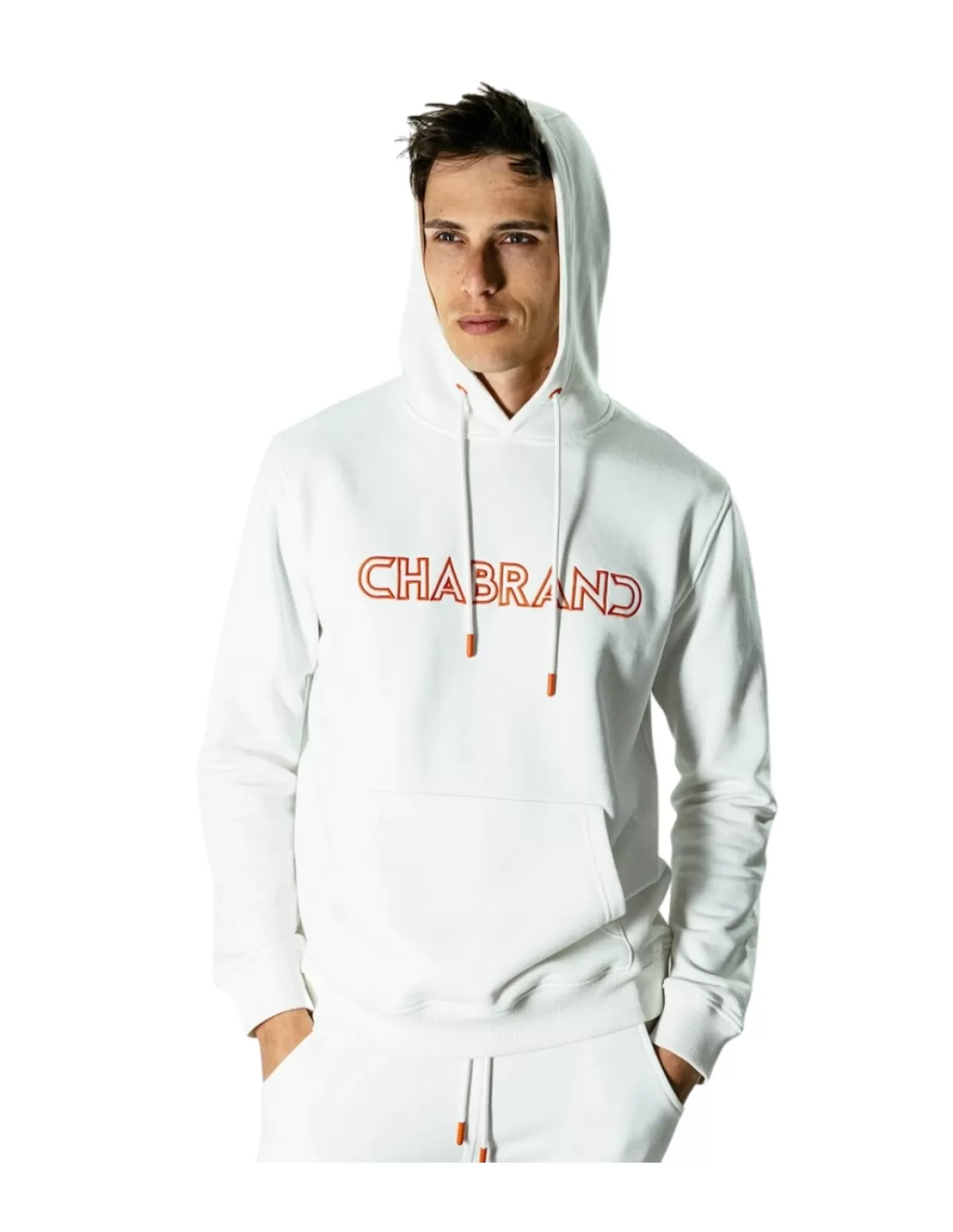 Chabrand Sweats - Pulls - Gilets Homme<Sweat Ref 60187 806 Blanc Beige