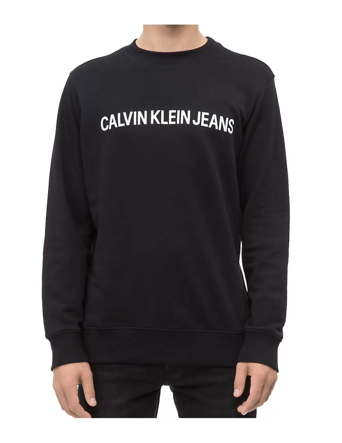 Calvin Klein Jeans Sweats - Pulls - Gilets Homme<Sweat-shirt homme ref_49159 Noir