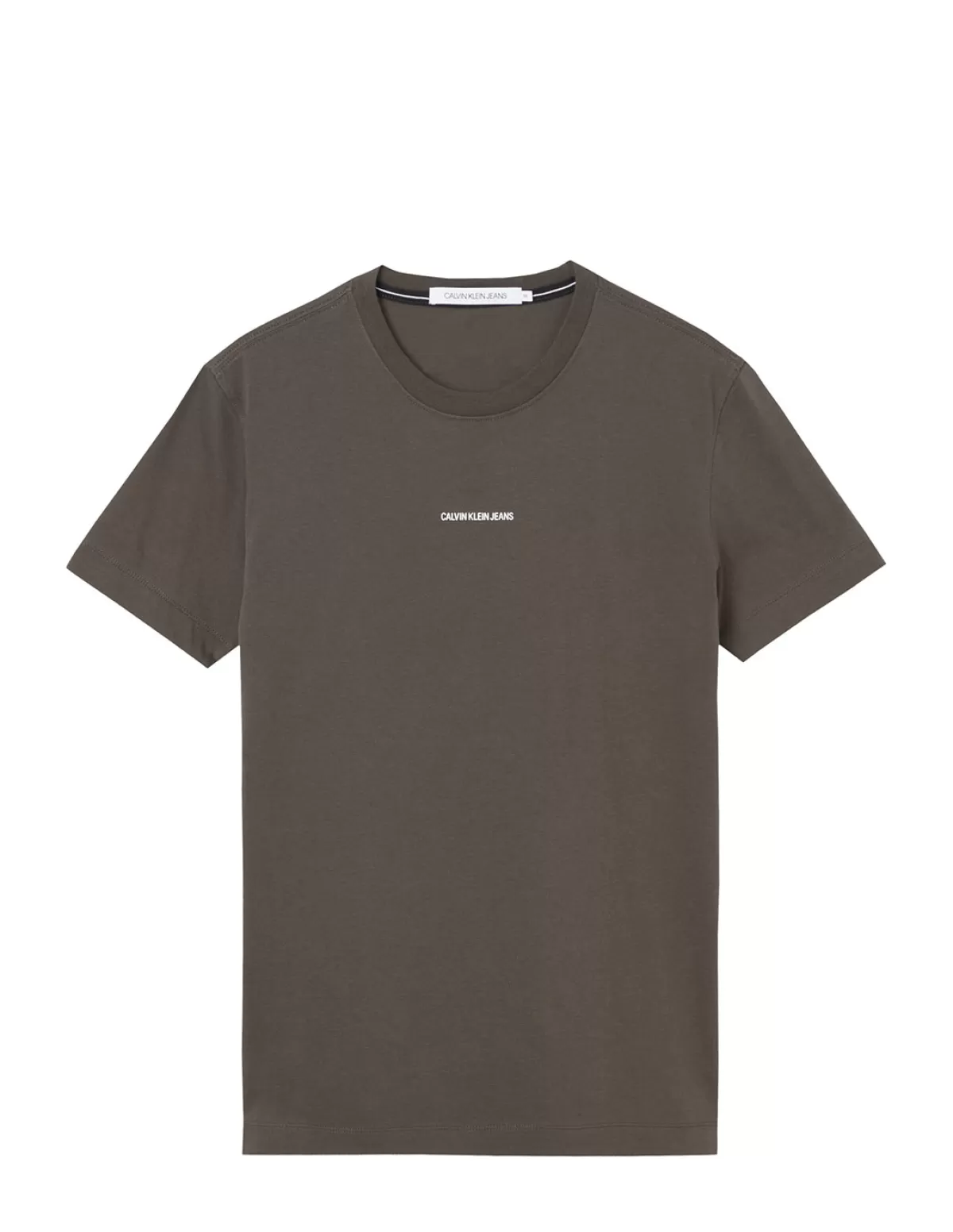 Calvin Klein Jeans Tee-shirt - Polo Homme<T shirt homme Ref 54827 LBL Olive Vert