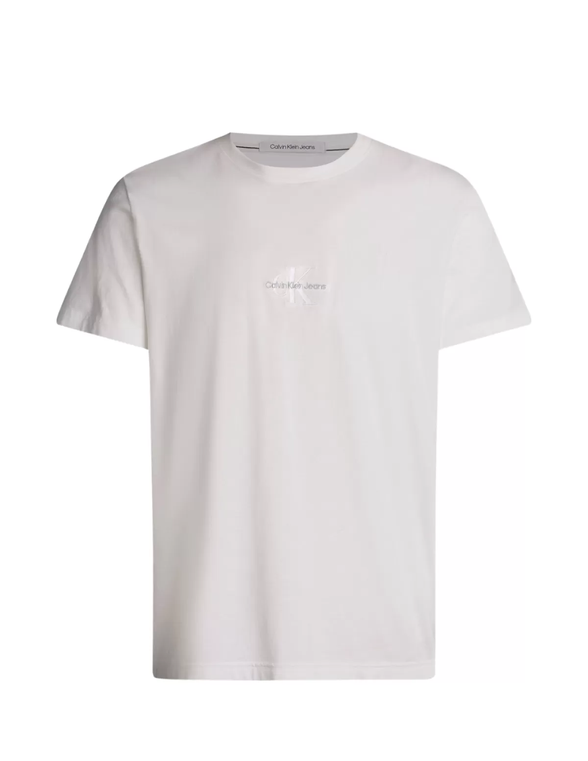 Calvin Klein Jeans Tee-shirt - Polo Homme<T shirt Ref 63685 Ivoire Blanc