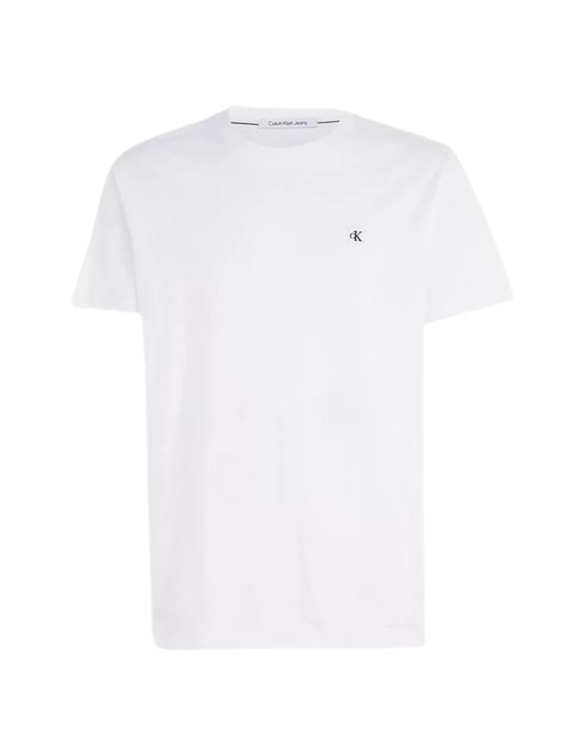 Calvin Klein Jeans Tee-shirt - Polo Homme<T shirt homme Ref 63483 61869 YAF Blanc