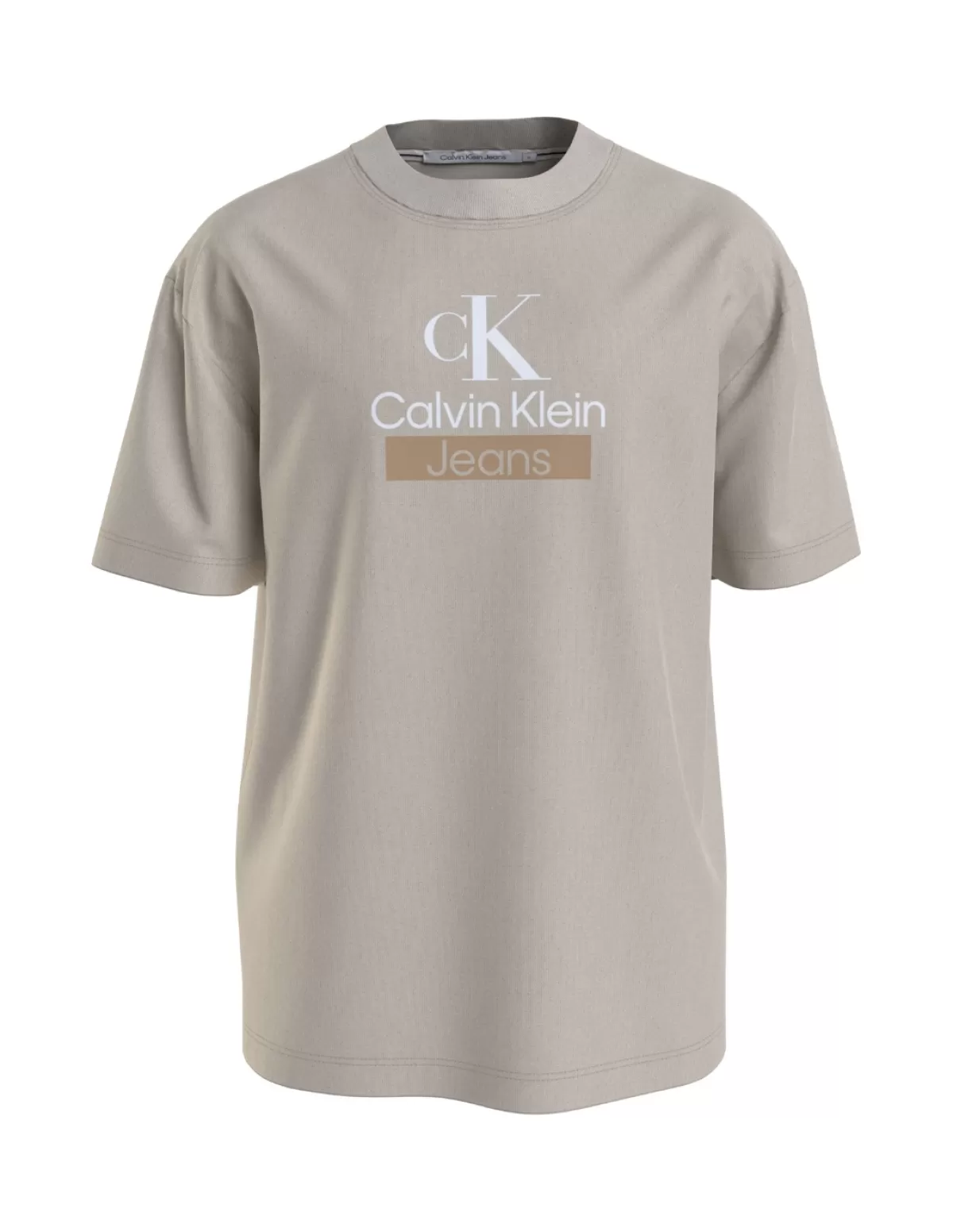 Calvin Klein Jeans Tee-shirt - Polo Homme<T shirt homme Ref 60416 ACF Gris