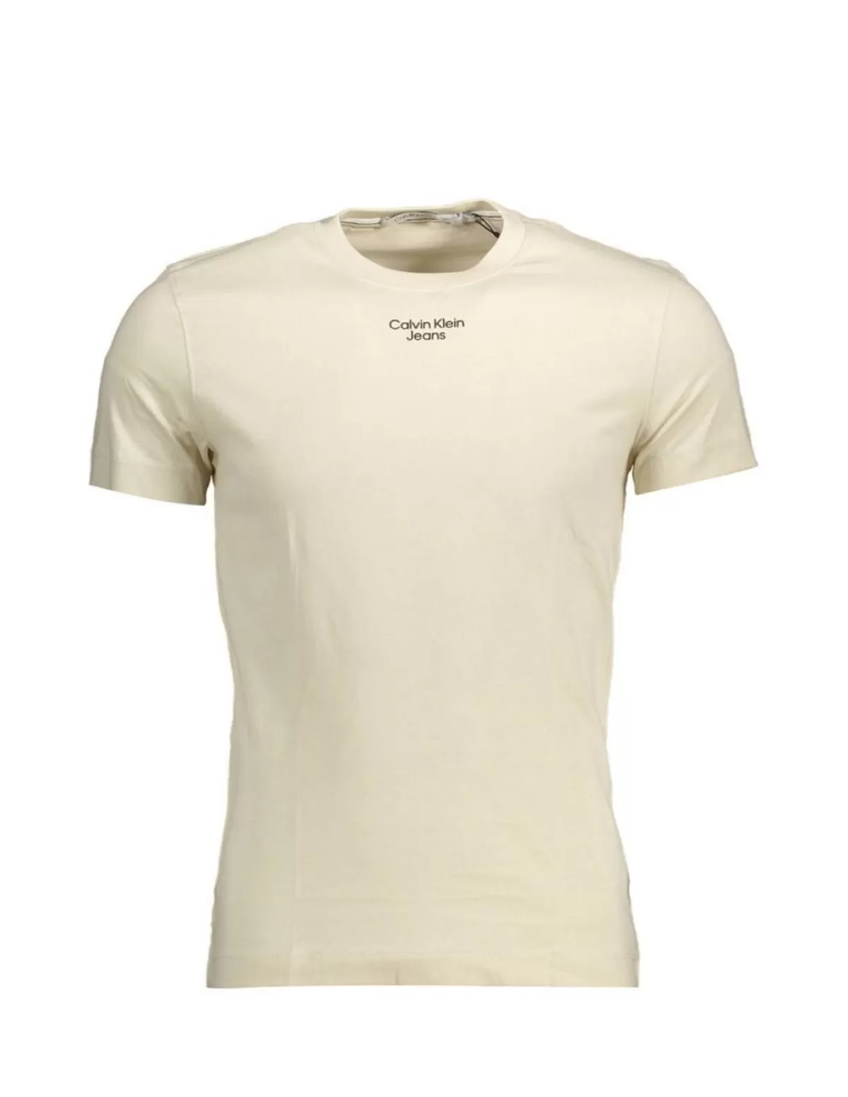 Calvin Klein Jeans Tee-shirt - Polo Homme<T Shirt Homme Ref 55783 Beige