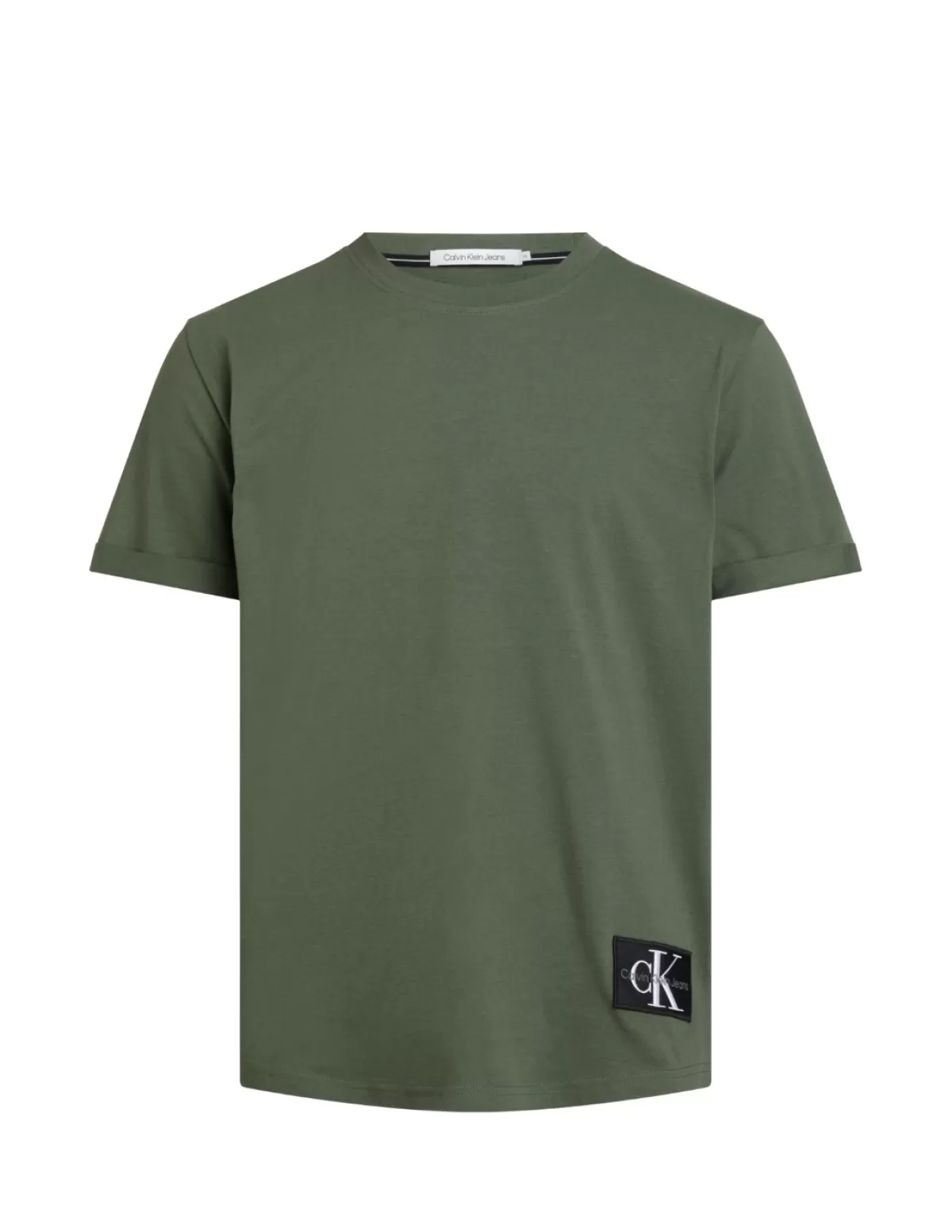 Calvin Klein Jeans Tee-shirt - Polo Homme<T shirt homme Ref 60951 Kaki Vert