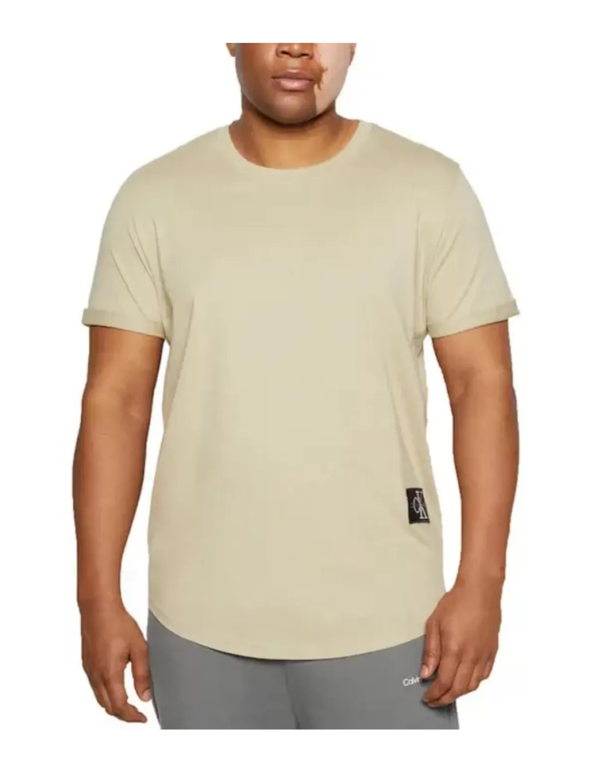 Calvin Klein Jeans Tee-shirt - Polo Homme<T Shirt Homme Ref 57182 RB8 Sable Beige