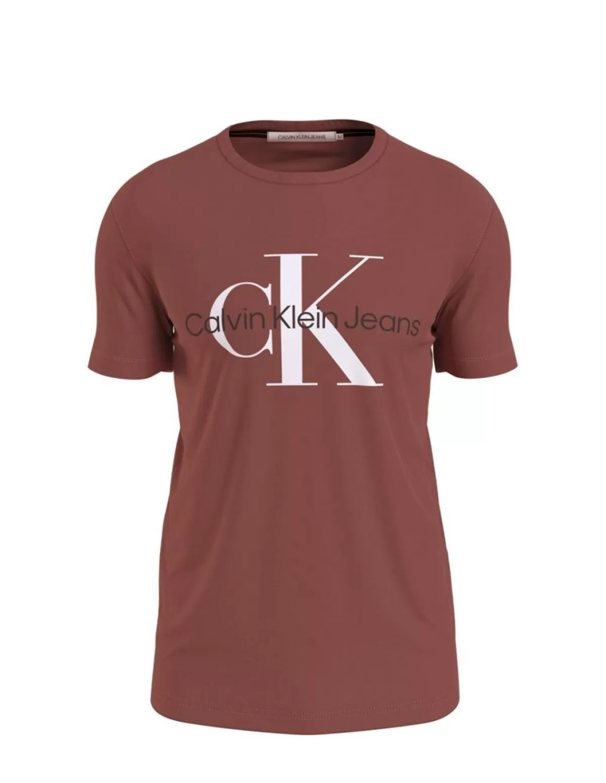 Calvin Klein Jeans Tee-shirt - Polo Homme<T Shirt Homme Ref 56968 XLN Terracotta Rouge