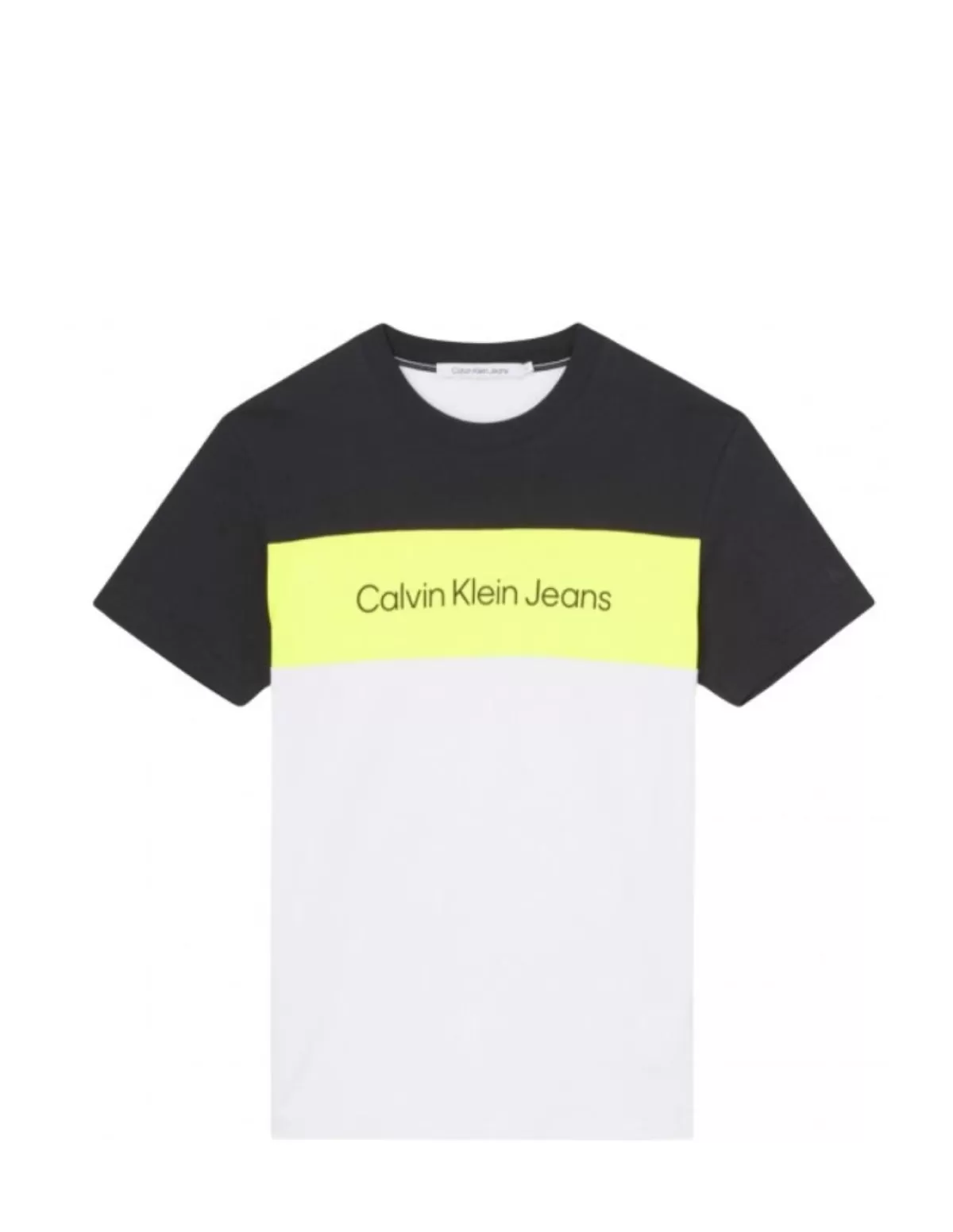 Calvin Klein Jeans Tee-shirt - Polo Homme<T Shirt Homme Ref 55952 YAF Blanc