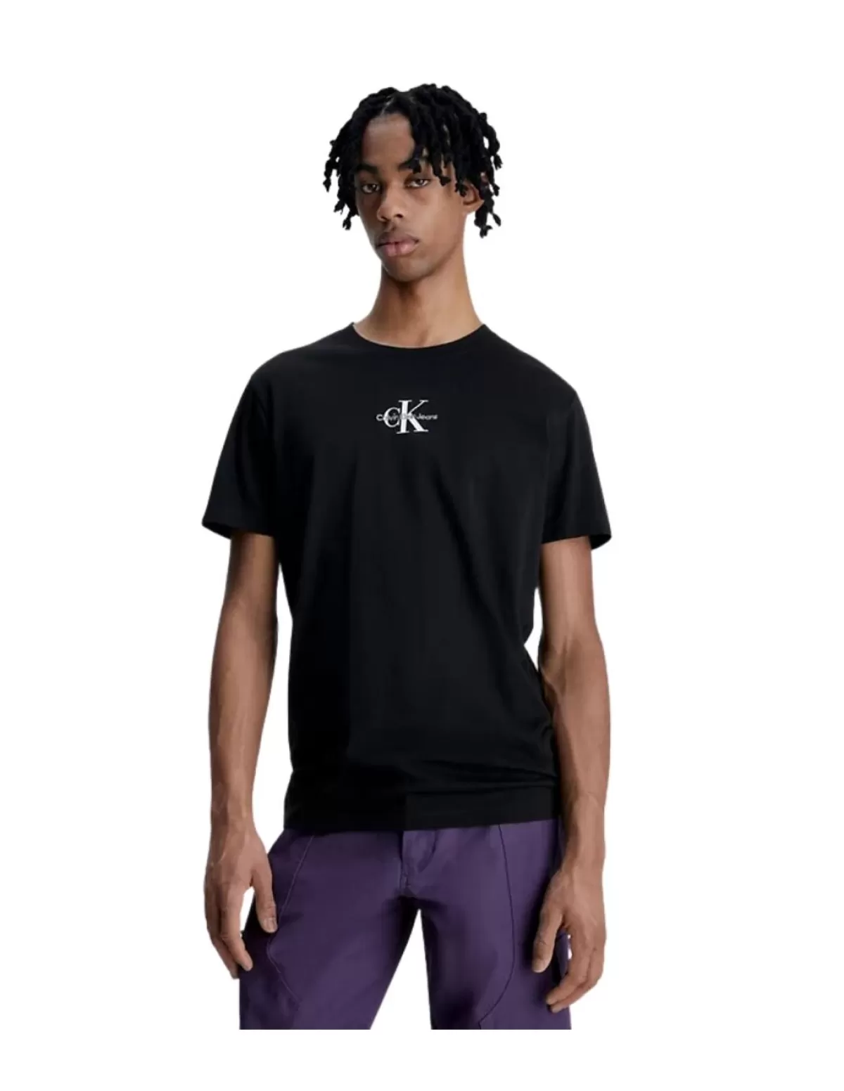 Calvin Klein Jeans Tee-shirt - Polo Homme<T shirt homme Calvin Klein Ref 60237 BEH Noir