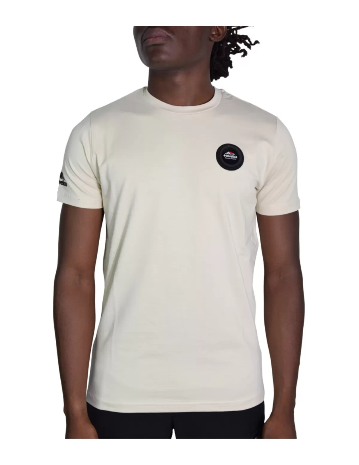 Helvetica Tee-shirt - Polo Homme<T shirt homme Ref 57701 Creme Ecru