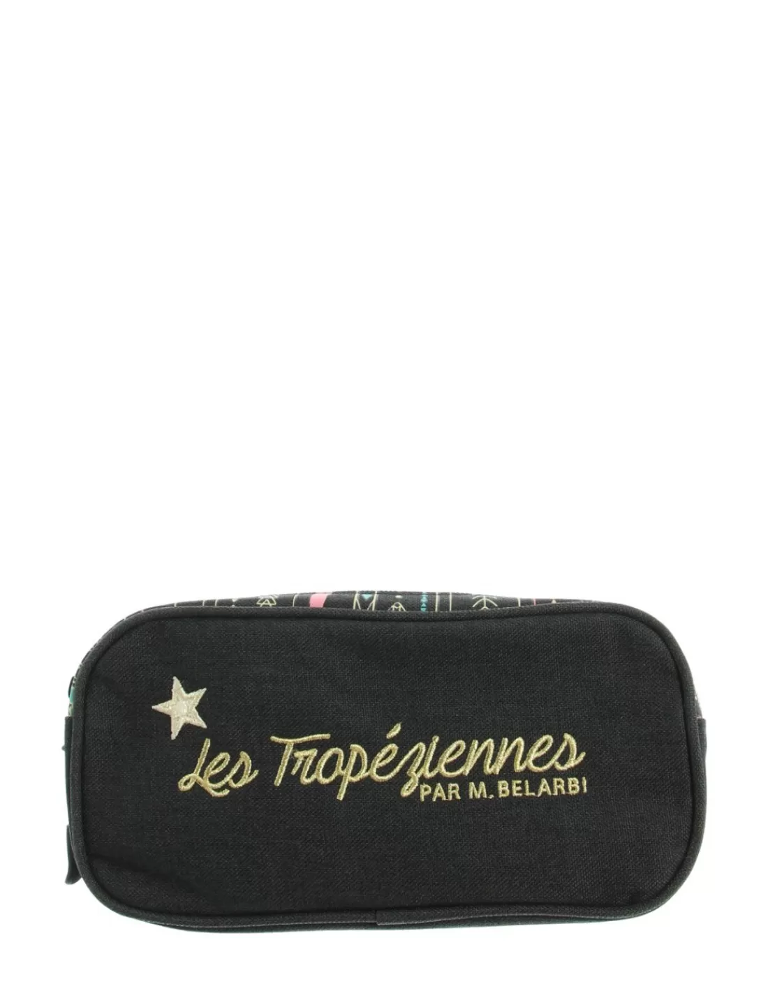 Sale Trousse Les Tropeziennes ref_46792 Black 22*10*5 Trousse Scolaire