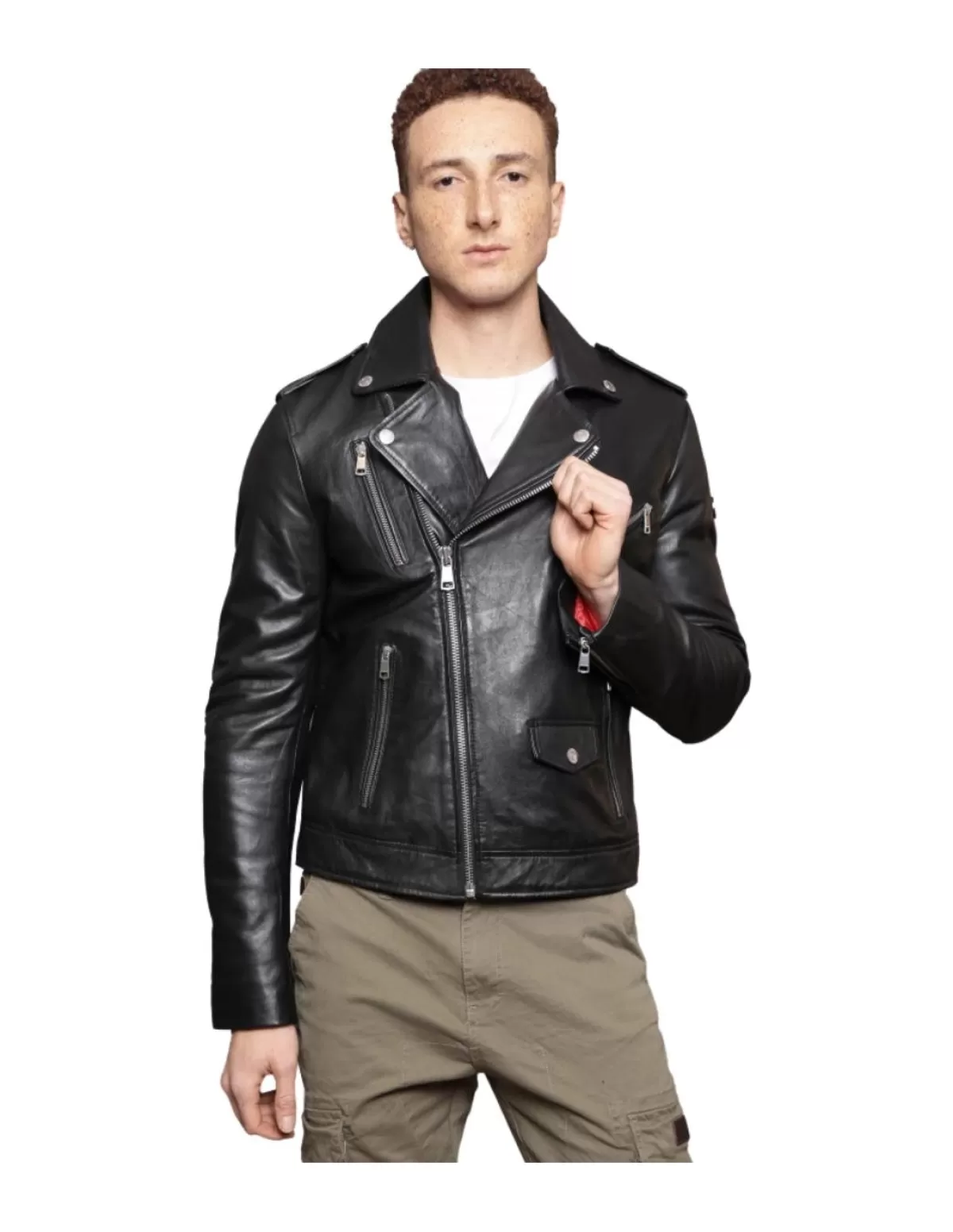 Redskins Blouson Cuir Homme<Veste en cuir Ref 57667 Noir