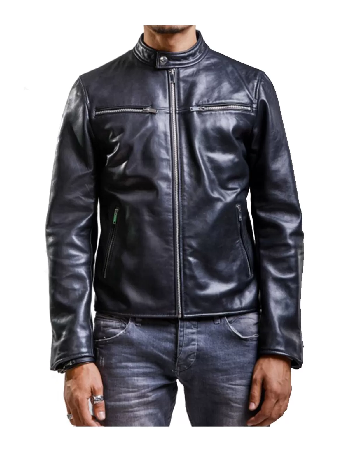 Redskins Blouson Cuir Homme<Veste en cuir Wayne ref 51113 Noir